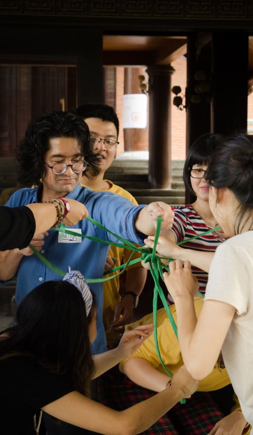 Hình ảnh nhóm chơi rope game